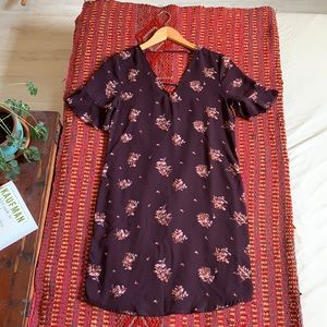 Floral Short Sleeve Dress